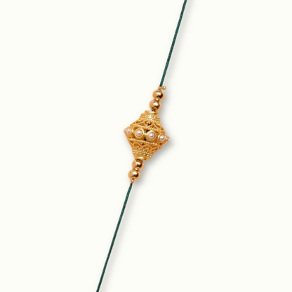 Collier Soum indien vert de la marque Juhu 