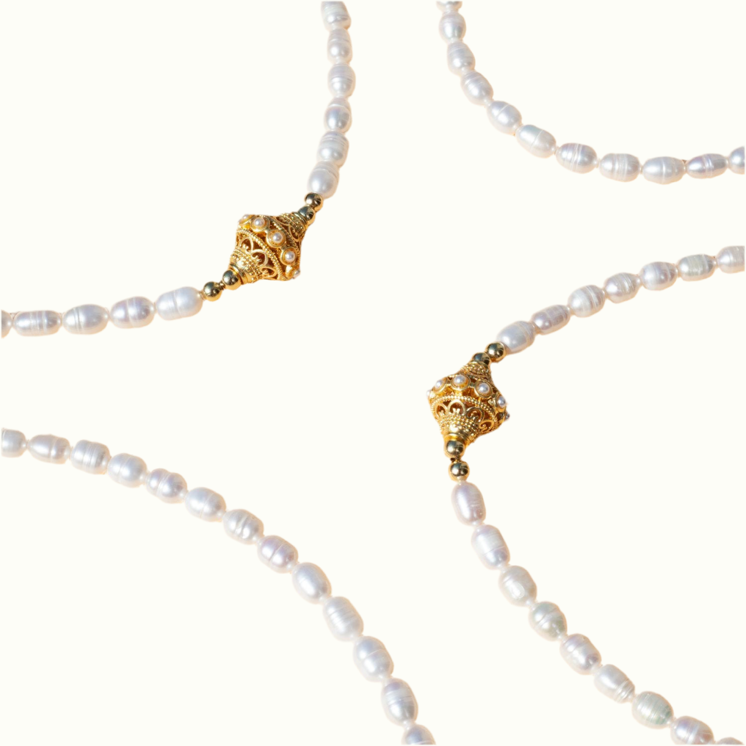 Collier chocker Flor en perle inspiration d'eau douce de la marque Juhu