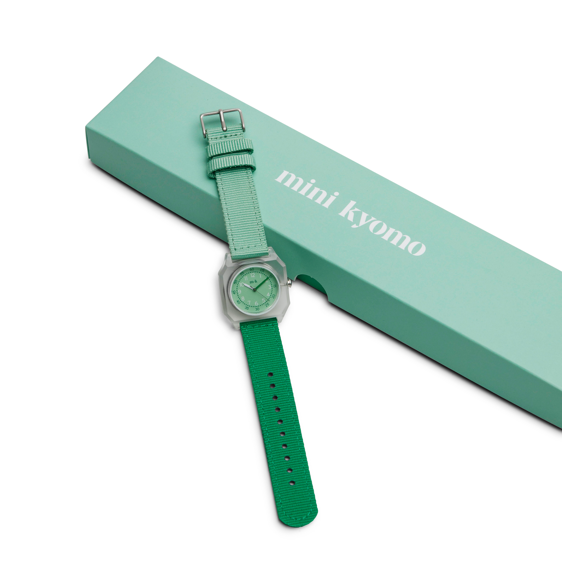 Montre Green Smoothie pour enfant Mini Kyomo - Montre Mini Kyomo - Montre pour les enfants - Montres pour femmes - Montre pour garçon - Montre pour fille - Montre pour homme- Montres qui résiste sous l'eau - Montre pour apprendre l'heure