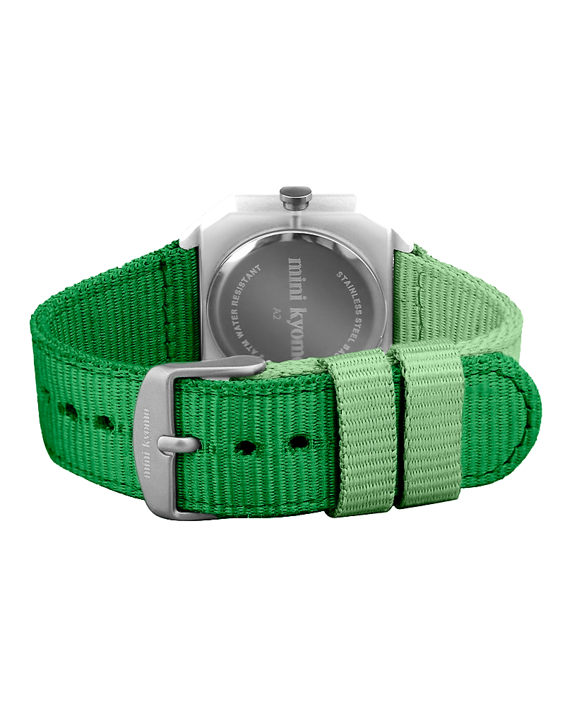 Montre Green Smoothie pour enfant Mini Kyomo - Montre Mini Kyomo - Montre pour les enfants - Montres pour femmes - Montre pour garçon - Montre pour fille - Montre pour homme- Montres qui résiste sous l'eau - Montre pour apprendre l'heure