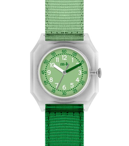 Montre Green Smoothie pour enfant Mini Kyomo - Montre Mini Kyomo - Montre pour les enfants - Montres pour femmes - Montre pour garçon - Montre pour fille - Montre pour homme- Montres qui résiste sous l'eau - Montre pour apprendre l'heure
