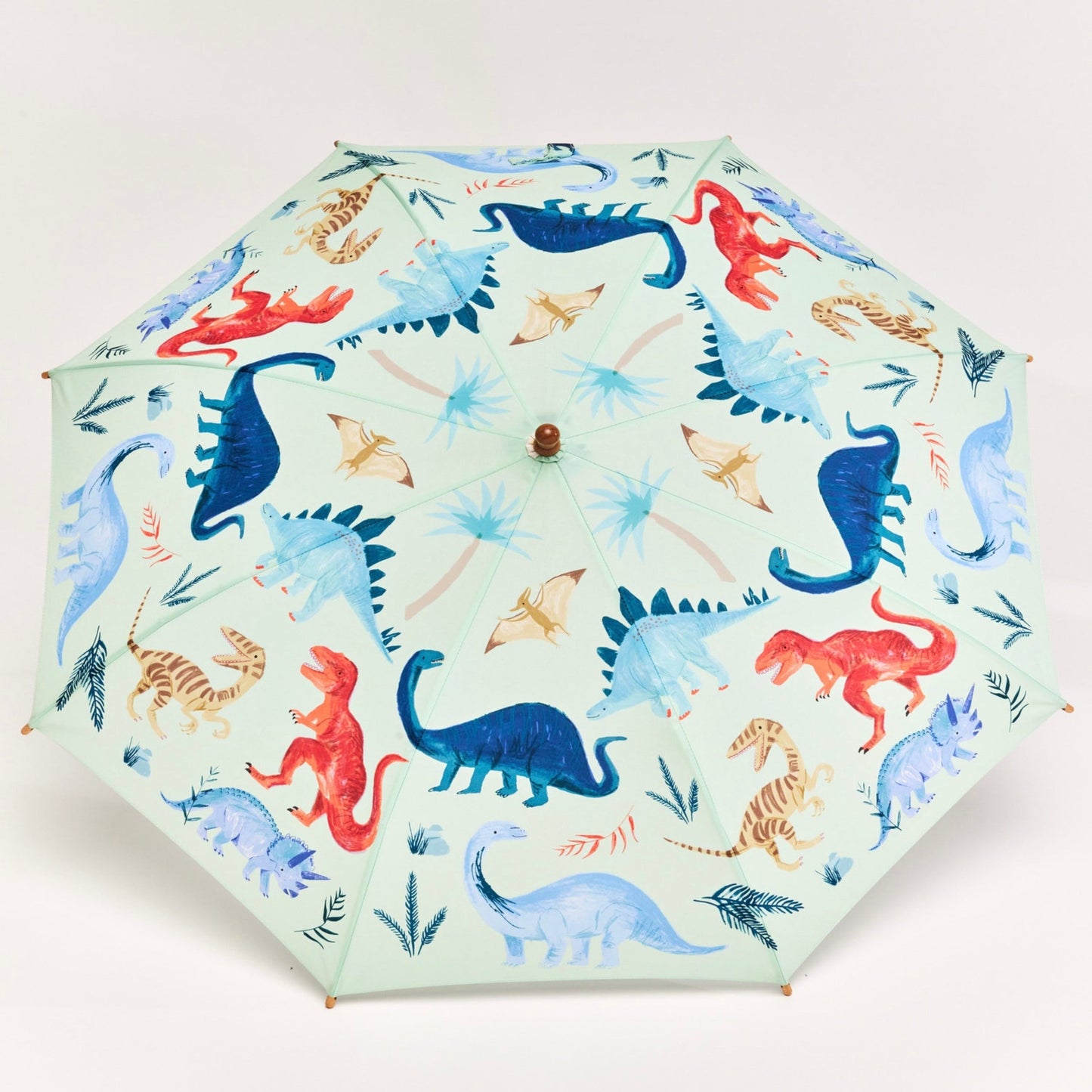 Parapluie Original Duckheads, Dinosaur kingdom, Bleu, Motif dinosaure, Parapluie pour enfant, Parapluie petit garçon, Parapluie canard 