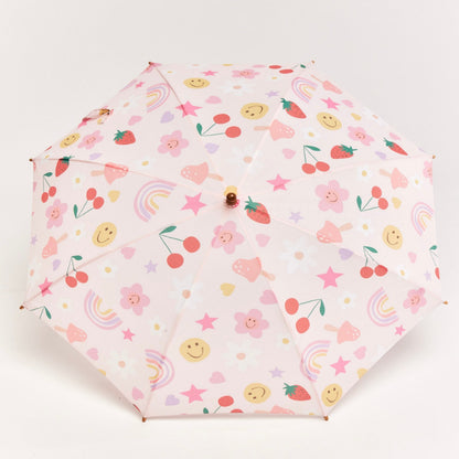 Parapluie Original Duckheads, Happy icons, Rose, Motif, Parapluie pour enfant, Parapluie petite fille, Parapluie canard 
