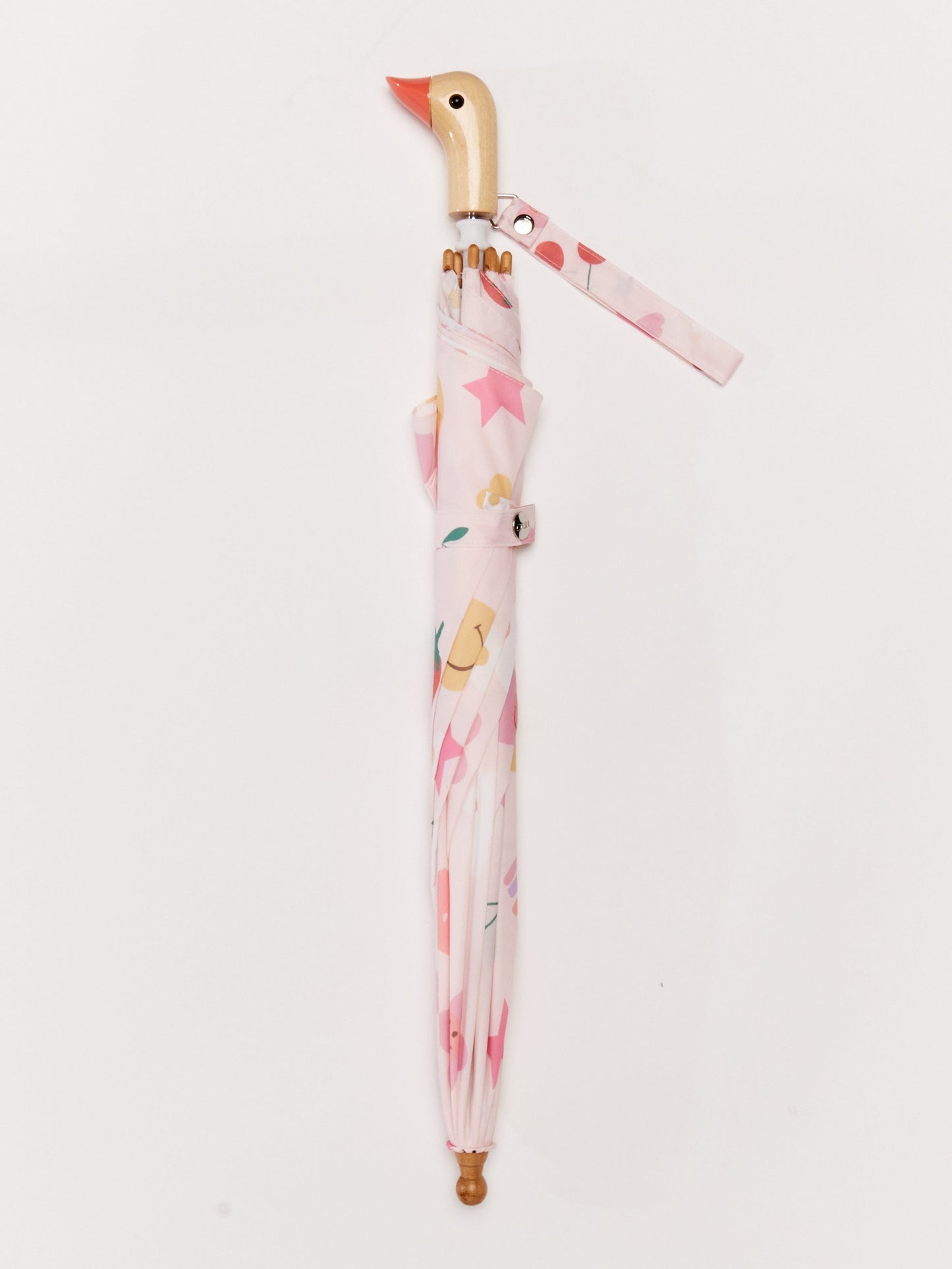 Parapluie Original Duckheads, Happy icons, Rose, Motif, Parapluie pour enfant, Parapluie petite fille, Parapluie canard 