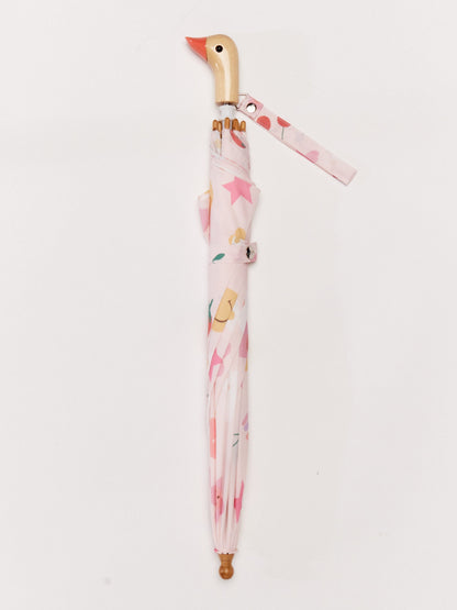 Parapluie Original Duckheads, Happy icons, Rose, Motif, Parapluie pour enfant, Parapluie petite fille, Parapluie canard 