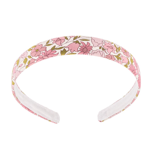 Serre-tête avec fleurs rose de la marque Bon Dep