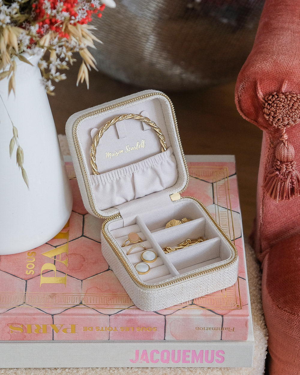 Boîte à bijoux Corinne Maison Scarlett