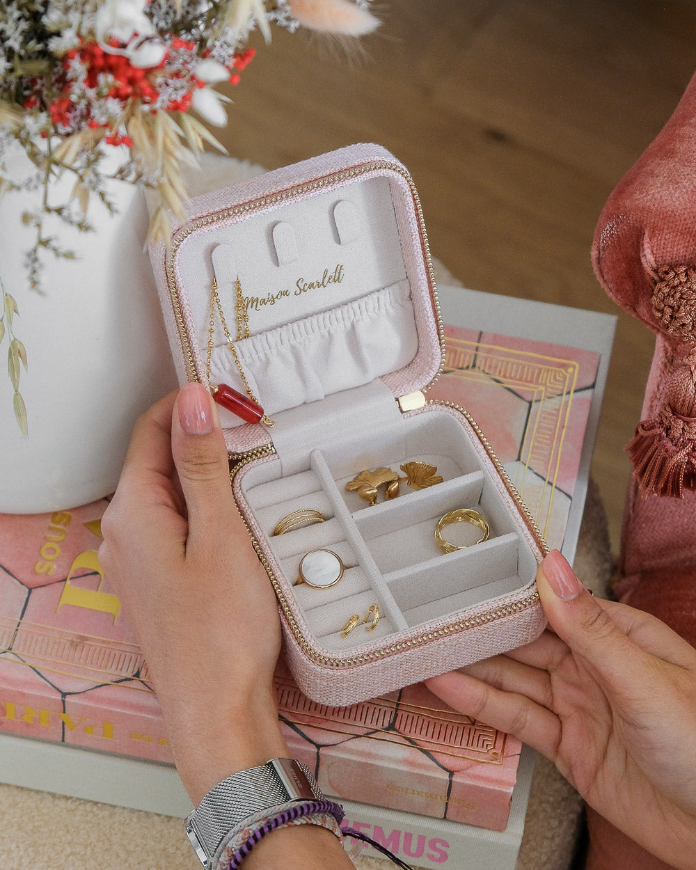 Boîte à bijoux Corinne Maison Scarlett
