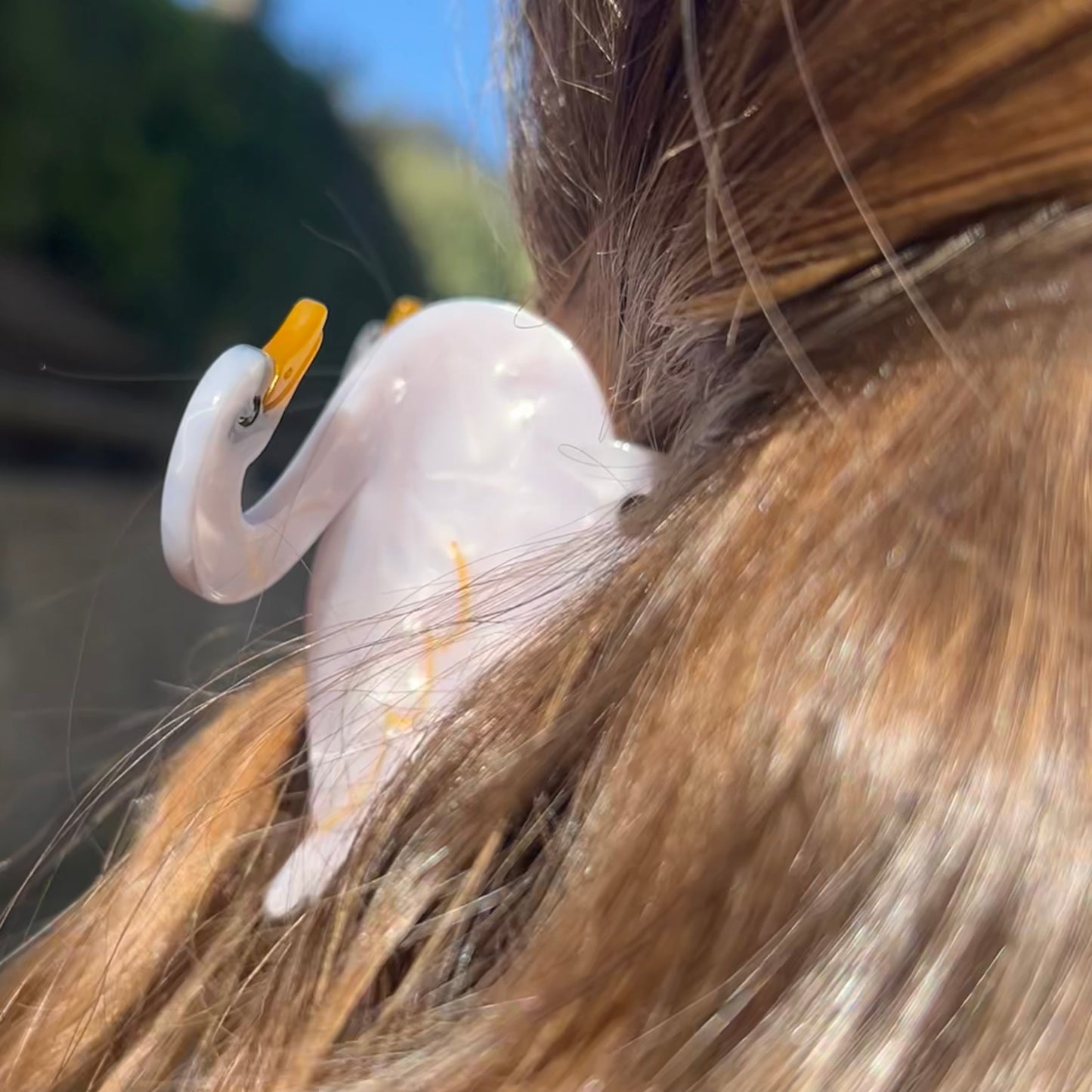 Pince à cheveux cygne Coucou Suzette