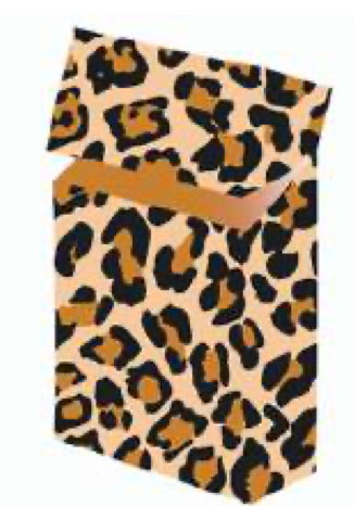 etui cache paquet de cigarettes leopard ciggy