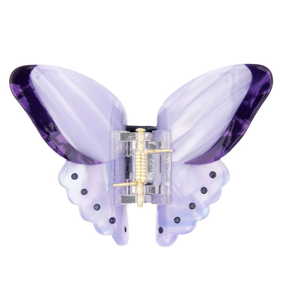 Pince à cheveux papillon violet Coucou Suzette