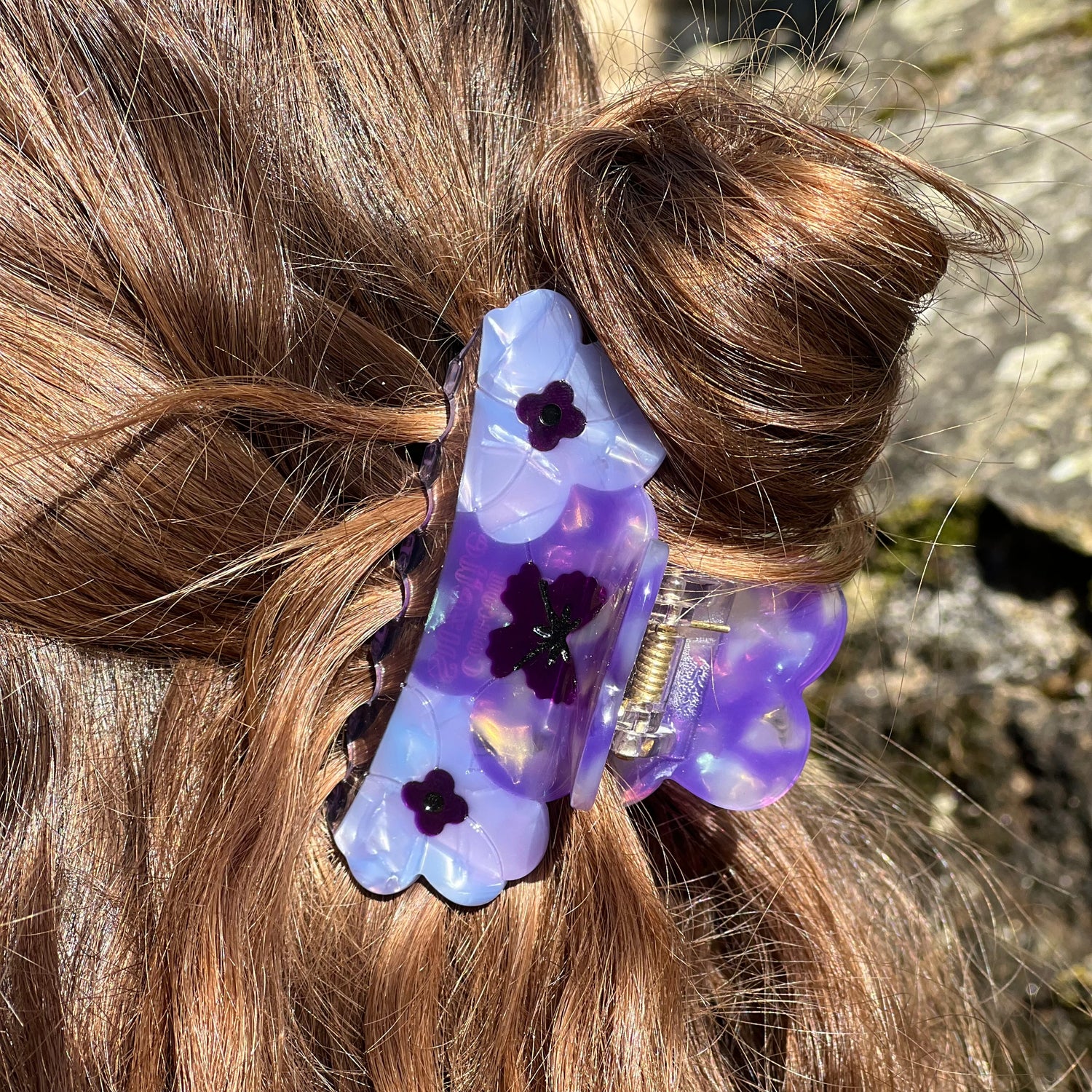 Pince à cheveux 3 pensées Coucou Suzette